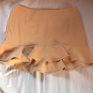 stylish tan skirt from tobi
